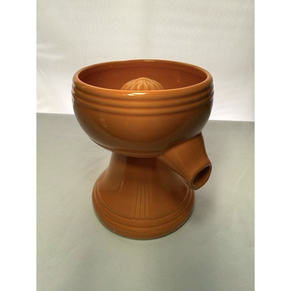 Red Wing Stoneware Pottery Juicer Vibrant Orange Collectable